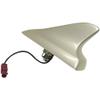 22765860 22765859 Antenna Base-1 Wire w/Silver Shark Fin 2013-14 Cadillac ATS view 1