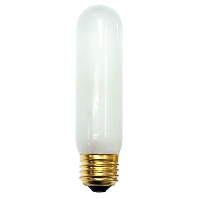 Bulbrite 25 Pack 25 Watt T10 Tubular Medium Base 130 Volt 2500 Hour Frost Lightbulb