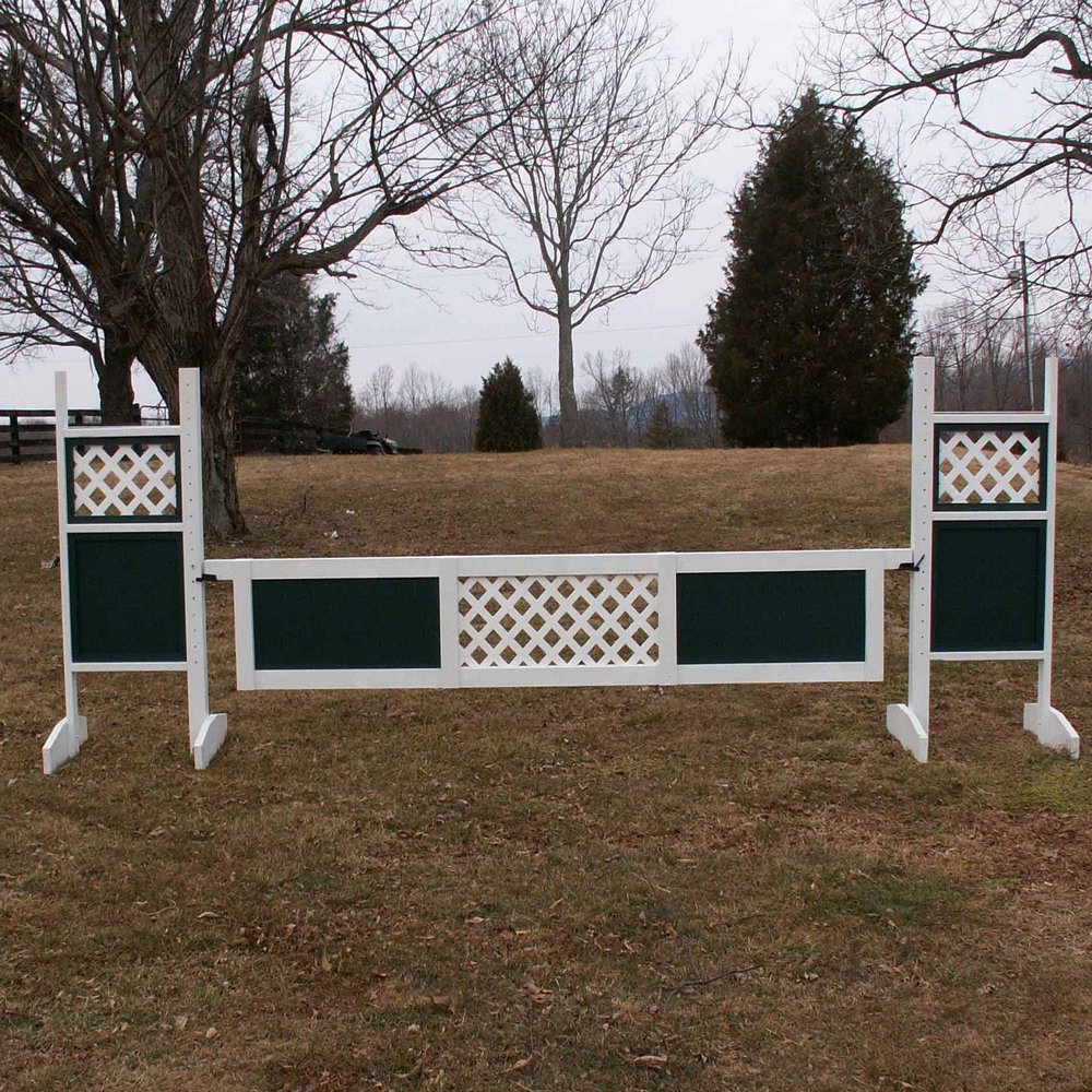 1 Center Panel Lattice Gate 10ft - 24 inch Light Blue