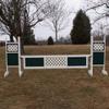 1 Center Panel Lattice Gate 10ft - 24 inch Light Blue view 1