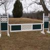 1 Center Panel Lattice Gate 10ft - 24 inch Light Blue view 2