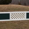 1 Center Panel Lattice Gate 10ft - 24 inch Light Blue view 3