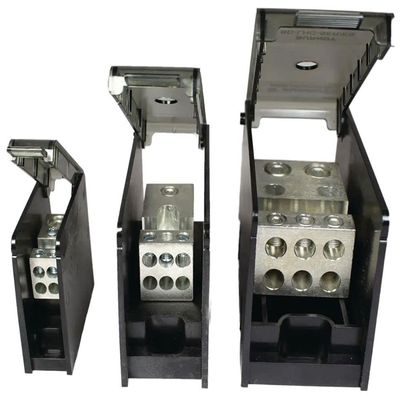 Burndy BDBLHC225001 VERSI-Pole Power Distribution Block, AWG 4-500 kcmil (Run and Tap), Torque: 500 Nm, UL Listed/CSA Certified and RoHS Compatible