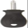 Manfrotto Spiked Feet for Tripods, Schwarz, Stabilizes on Soft Surfaces view 2
