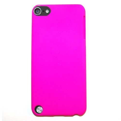 Unlimited Cellular Hybrid Fit On Case for Apple iPod Touch 5 (Fluorescent Solid Rich Hot Pink)
