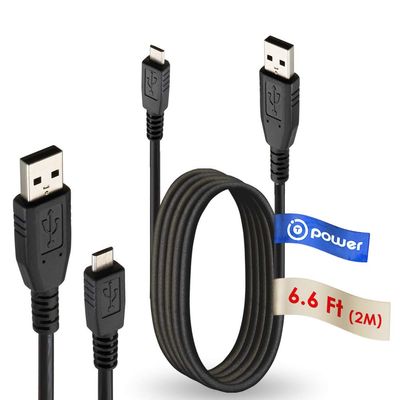 T POWER 6 6 ft Long Charge Cable for Barnes & Noble eReader Nook AT&T LG Calisto Incite Arena Nitro Quantum Thrive Motorola Atrix Nokia Lumia Pantech Breeze III Crossover ZTE