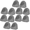 12R8G Outdoor Granite 8" Rock 12 Speaker Set for Deck Pool Spa Yard Garden view 1