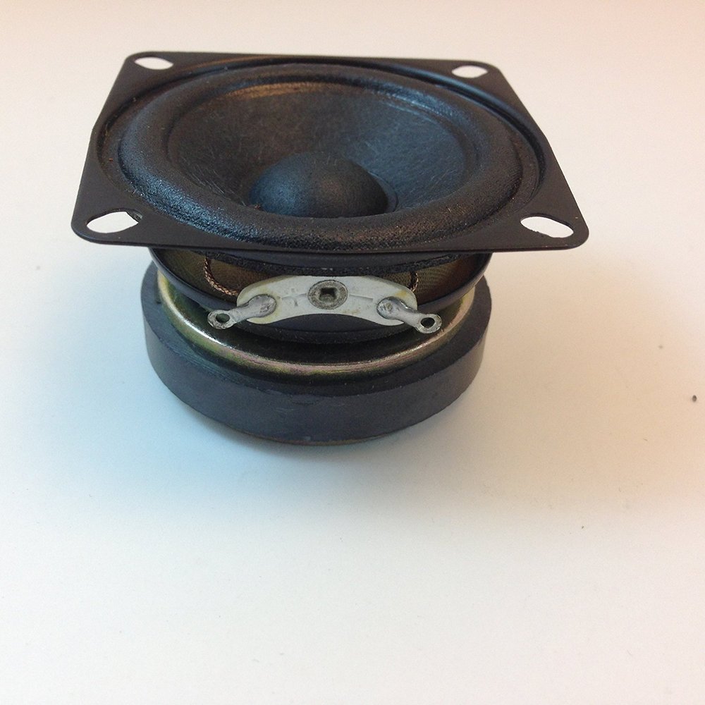 GENTO 2" Round Replacement Speaker 2 WATT @ 4 OHMS Paper Cone Treated Cloth Edge (Single)