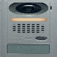 Aiphone Corporation AX-DV-P Card Access Video Door Station for AX Series, Aluminum Die Cast, 3-15/16" x 9-5/8"