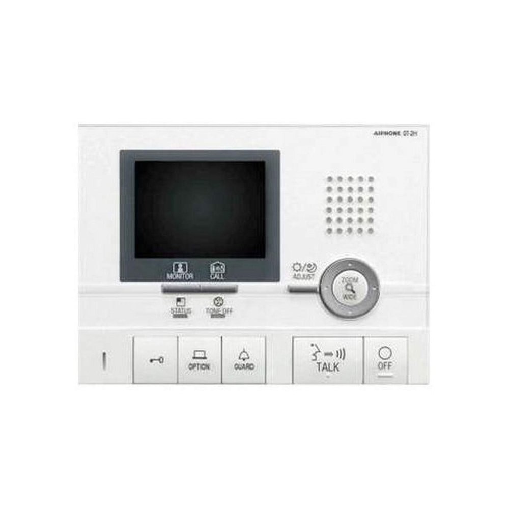 Aiphone Corporation GT-2H Hands-Free Video Tenant Sub Master Station for GT Series, Multi-Tenant Intercom, ABS Plastic Construction, 5-1/2" x 7-1/2" x 1-1/4", White