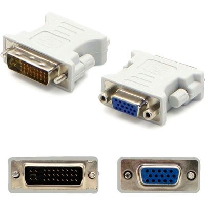 AddOn DVI VGA Audio Video Cable with Connector White (DVII2VGAW)