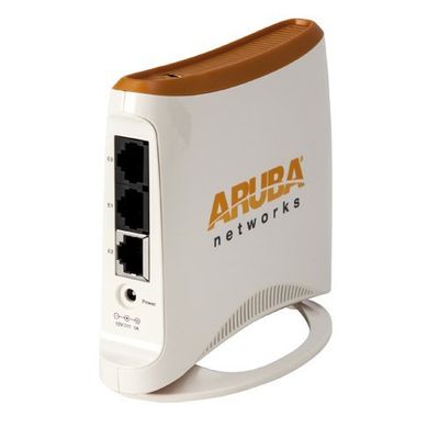 Aruba Networks RAP-3WN Remote Access Point, 802.11 b/g/n, 2x2:2 Single Radio, 2x 10/100BaseT, USB, PoE out