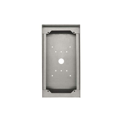 Aiphone Corporation SBX-ISDVFP Surface Mount Box for is Series, 4-Call and Card Access Door Stations, 18AWG Stainless Steel