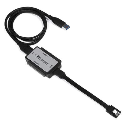 Kingwin USB 3.0 to SSD/SATA/IDE Universal Adapter for 2.5 Inch, 3.5 Inch, 5.25 Inch Hard Drives. Compatible w/ (SATA I/II/III) HDD, [Hot Swappable], 5 Gbps Speed, UASP. Easily Back Up Your Data