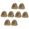 8R6S Outdoor Sandstone 6.5" Rock 8 Speaker Set for Deck Pool Spa Yard Garden view 1