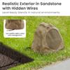 10R6S Outdoor Sandstone 6.5" Rock 10 Speaker Set for Deck Pool Spa Yard Garden view 2