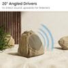 10R6S Outdoor Sandstone 6.5" Rock 10 Speaker Set for Deck Pool Spa Yard Garden view 4