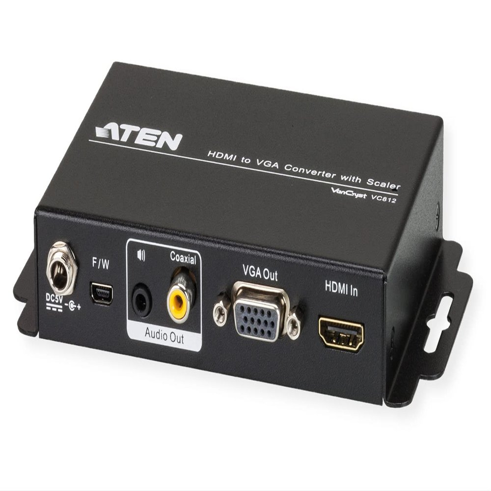 Aten HDMI to VGA converter with Scaler, VC812-AT-G (with Scaler)