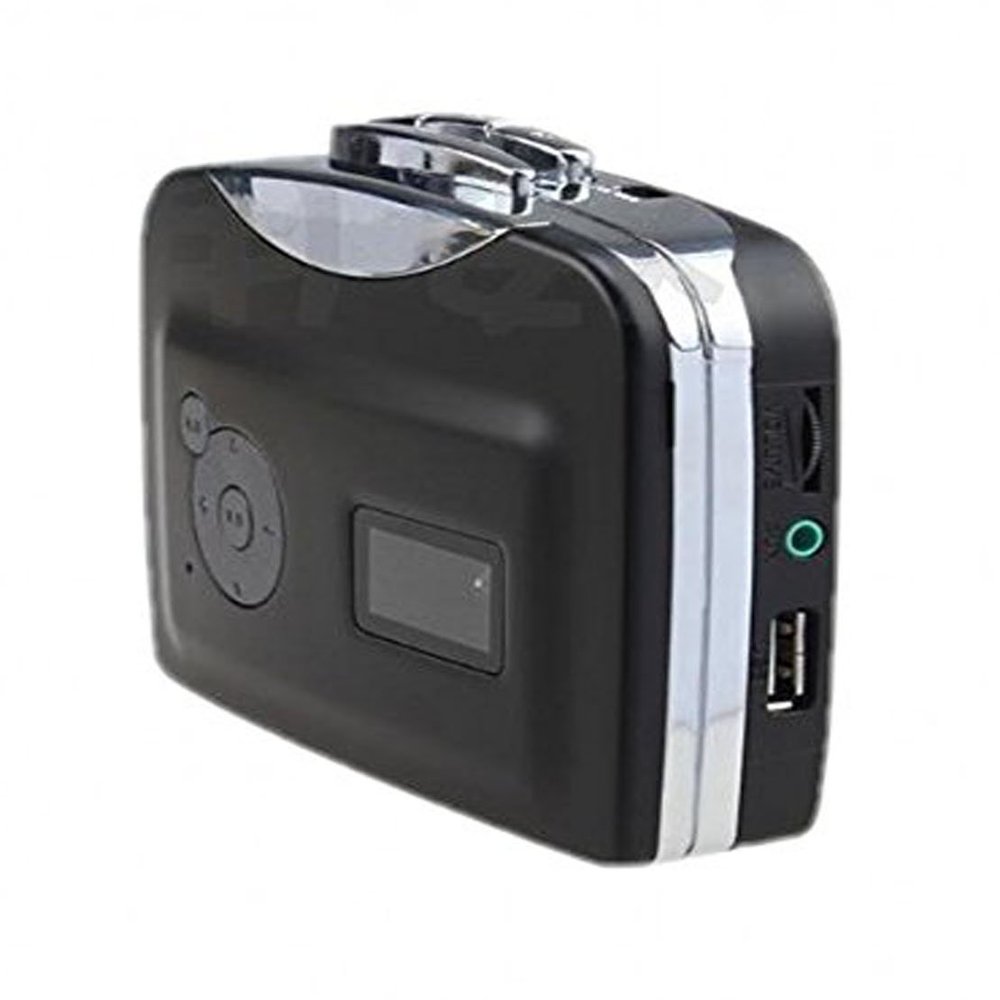 Nicoleshop Cassette Tape to Mp3 Through USB Disc USB Flash Drive Mp3 Converter Adapter Wih USB Cable