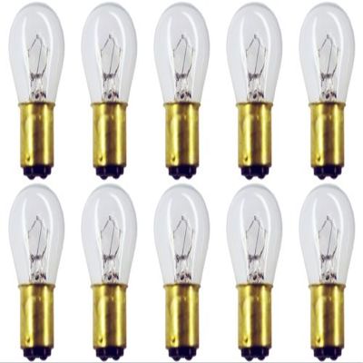 CEC Industries #308 Bulbs, 28 V, 18.76 W, BA15d Base, S-8 shape (Box of 10)