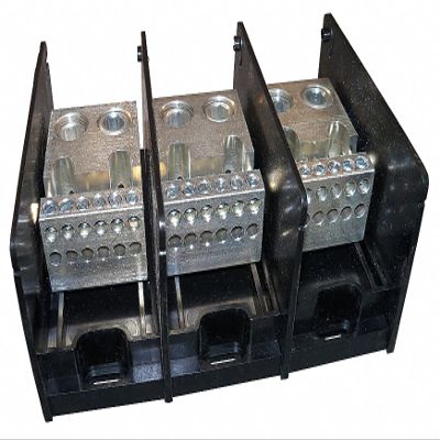 Pwr Dist Block, 760A, 3P, 12P Secndary, 600V