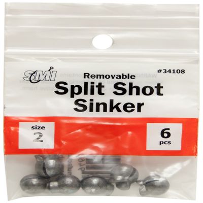 Beau Mac Split Shot Removable 2 6pk 34108