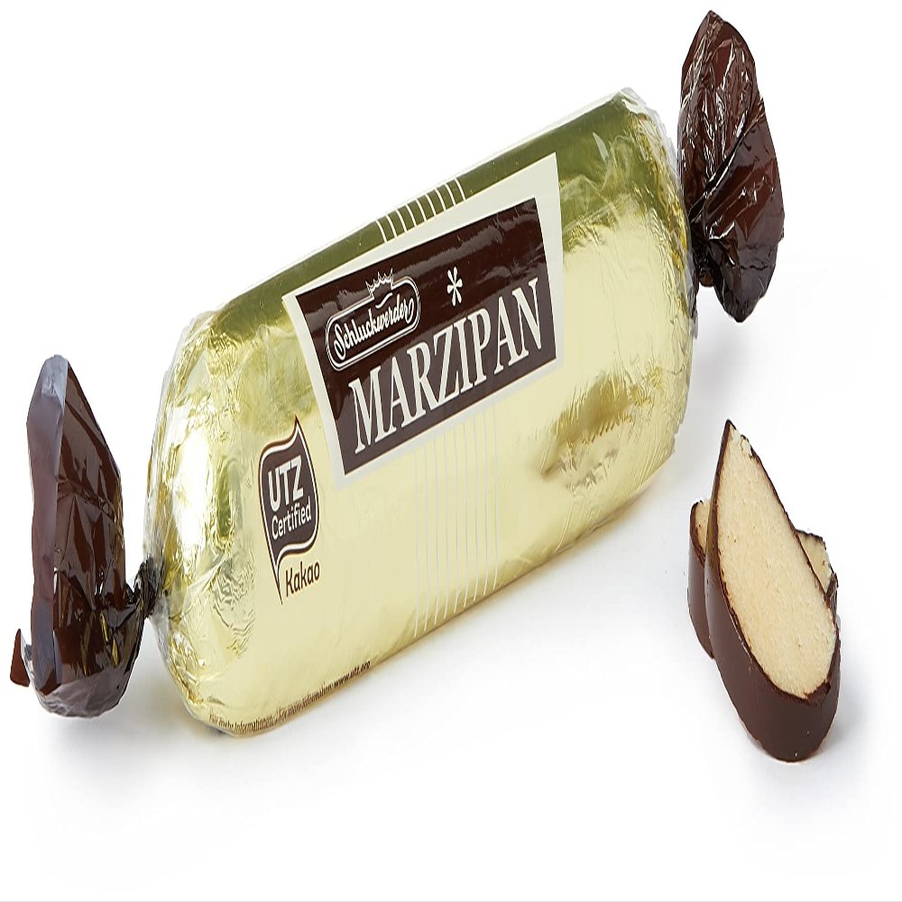 Schluckwerder Dark Chocolate Coated Marzipan 200g