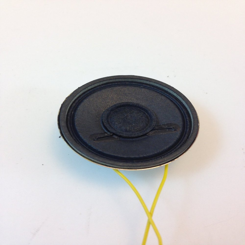 CES 1-5/8" Full Range Speaker UNIBODY Button Magnet with 3" Leads (Single)