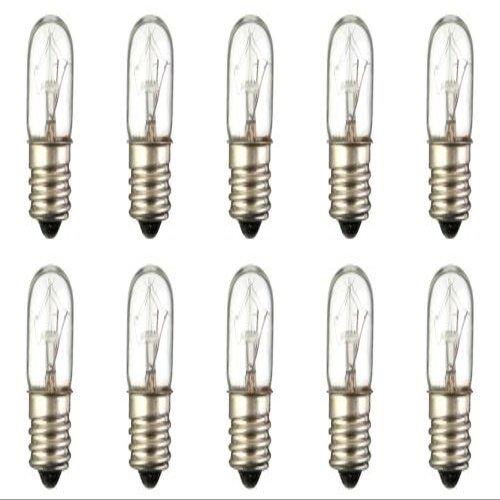 CEC Industries #6T-4 120V Bulbs, 120 V, 6 W, E12 Base, T-4 Shape (Box of 10)