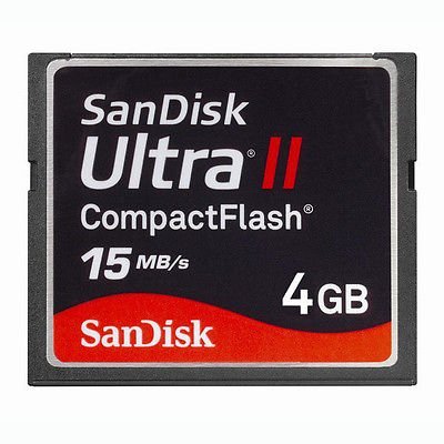 4gb Sandisk Ultra Ii 15m/s Compactflash Cf Card Sdcfh-004g Geunine