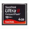 4gb Sandisk Ultra Ii 15m/s Compactflash Cf Card Sdcfh-004g Geunine view 1