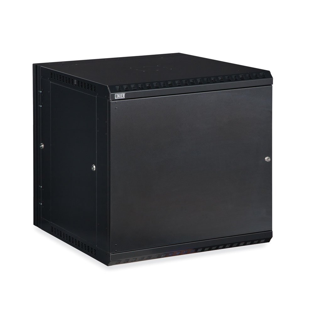 Kendall Howard Linier Solid Door Swing-Out Wall Mount Cabinet Size: 12U