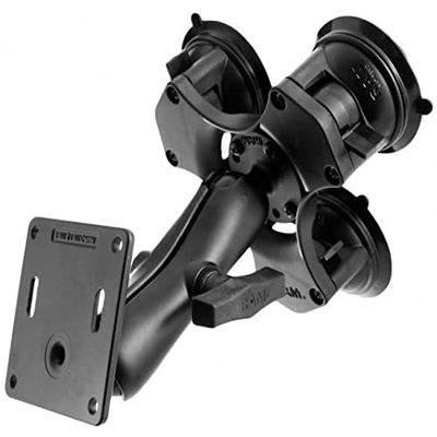 RAM Mounts (RAP-365-2461U Triple Suction Cup Base with Amps