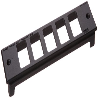 RAM MOUNTS (RAM-FP2-S5-0830-1450 Tough-Box Console Custom 2" Faceplate. Accomodates Five Switches