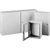 Hoffman CSD12126 Wall-Mount Enclosure, NEMA 4/12, Steel, 12.00" x 12.00" x 6.00", Gray view 1