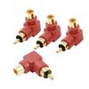 Uxcell 014065 Male to Female Right Angle Audio Video Adapter (Pack of 4) view 1