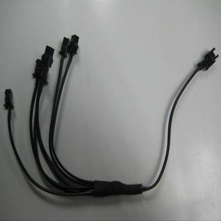 6 in 1 Splitter Cable for EL Wire Neon Strip Light Conected with Inverter