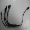 6 in 1 Splitter Cable for EL Wire Neon Strip Light Conected with Inverter view 1