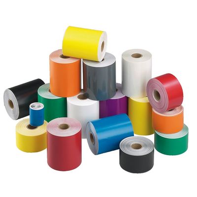 Panduit T400X000VW1Y Thermal Transfer Continuous Tape, Vinyl, 100-Foot by 4.00-Inch, Red