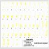 Slovenian/Croatian Keyboard Decals ON Transparent Background with RED OR Yellow Lettering (Yellow) view 2