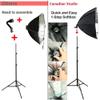 CanadianStudio Pro Rapid softbox Continuous Lighting Photo 2000 watt Output Softbox Fluorecent Video Lighting Kit 4 x softbox 4X 135W 5500K Fluorescent Light Bulbs 4X 7' Fully Adjustable Stands view 4