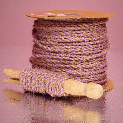 2.5MM X 50YD Lavender Two-Tone Jute Twine