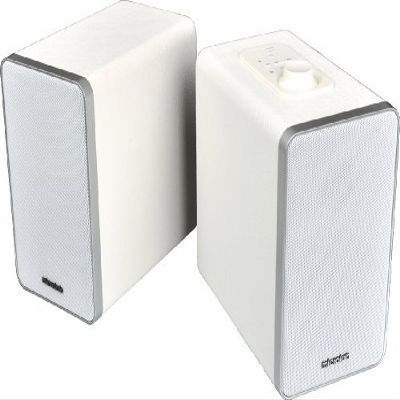 Microlab H21 Bluetooth 2 Way Bookshelf Speaker System, White