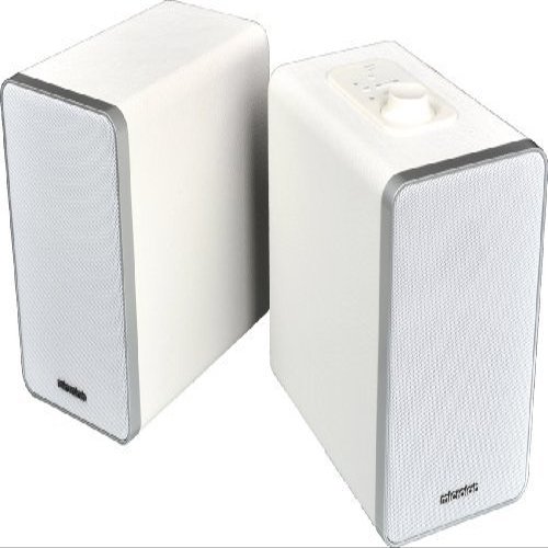 Microlab H21 Bluetooth 2 Way Bookshelf Speaker System, White
