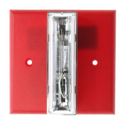 GENTEX GX5-4-1575WR 904-0211-002 ADA Compliant Wall Mount Alarm Strobe, Red, 24-Vdc