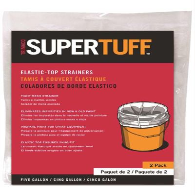 Trimaco 11523/12 Strong Nylon Mesh Paint Strainer With Elastic Top, 5 Gallon