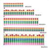 Sound Music Beat Activated Car Stickers Equalizer Glow Colorful LED Light Audio Voice Rhythm Lamp(90cm X 25cm) view 3