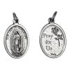 Catholica Shop Catholic Religious Wear Our Lady of Guadalupe Silver Tone Oxidized Medal Pendant - 1 Inch - Lot of 12 view 1