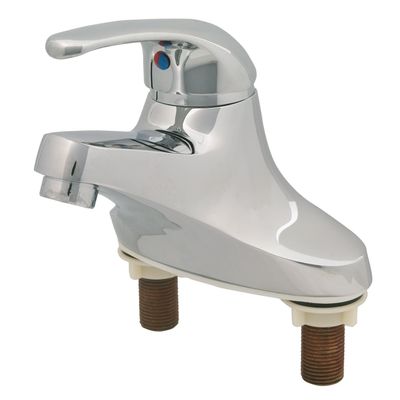 T&S Brass B-2711-WS Single Lever Faucet with 4-Inch Centerset, 4-Inch Handle and 1.5 GPM Aerator