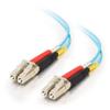 C2G 01114 OM3 Fiber Optic Cable - LC-LC 10Gb 50/125 Duplex Multimode PVC Fiber Cable, Aqua (26.2 Feet, 8 Meters) view 1